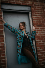 Load image into Gallery viewer, Maria Fringe Mid length Duster