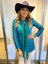 Load image into Gallery viewer, Daisy Fringe Mid Length Jacket