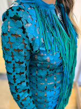 Load image into Gallery viewer, Daisy Fringe Mid Length Jacket