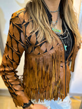 Load image into Gallery viewer, Leaf Fringed Short Jacket