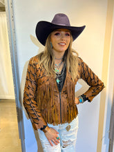 Load image into Gallery viewer, Leaf Fringed Short Jacket