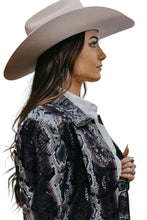 Load image into Gallery viewer, Stevie Snakeskin Jacket