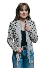 Load image into Gallery viewer, Cropped Daisy Fringe Jacket