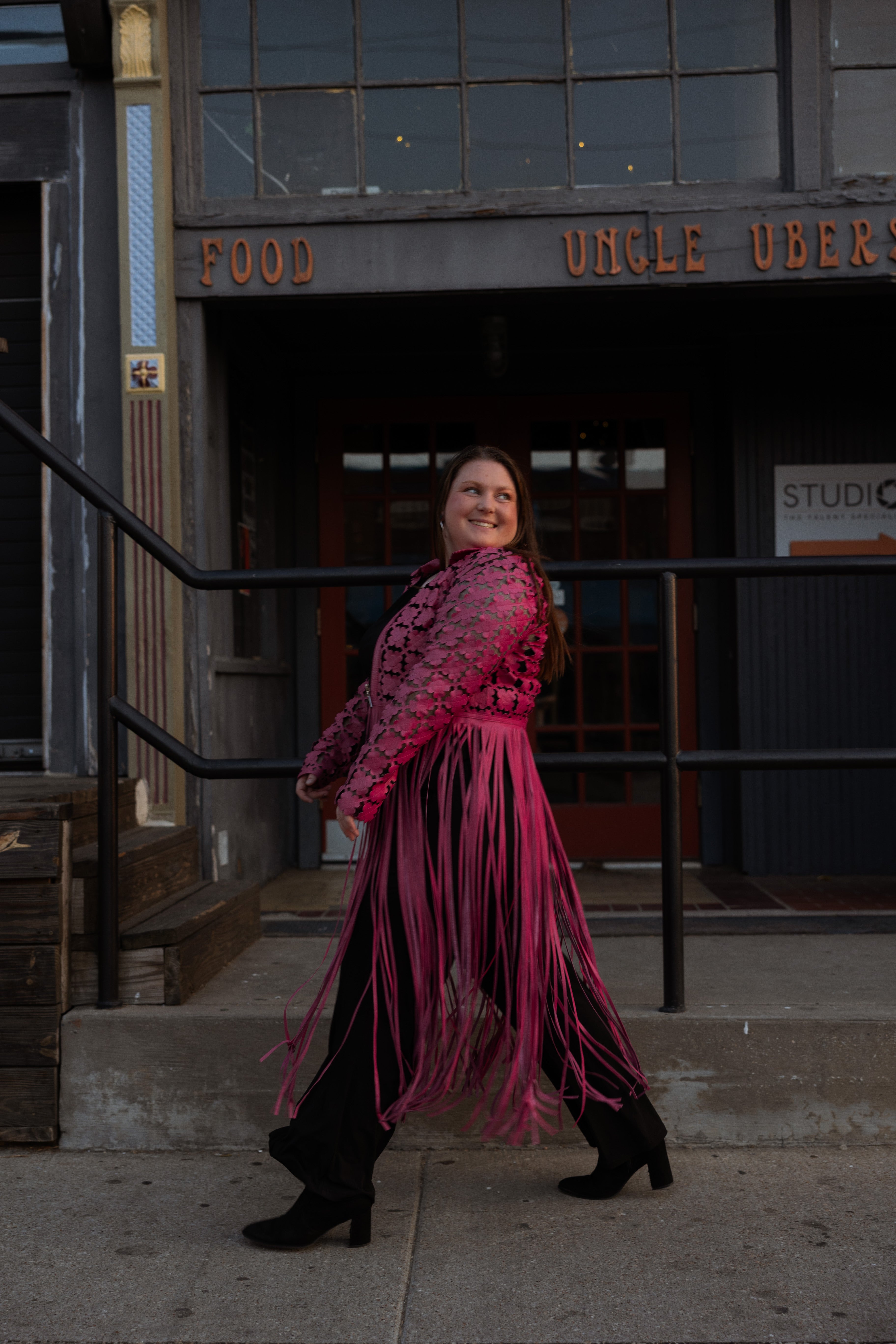 The Daisy Whip fringe long sleeve