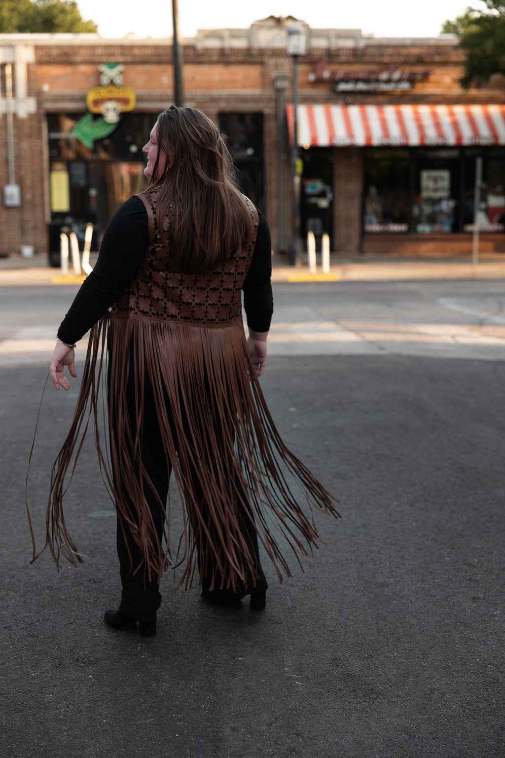 The Daisy Whip fringe Vest