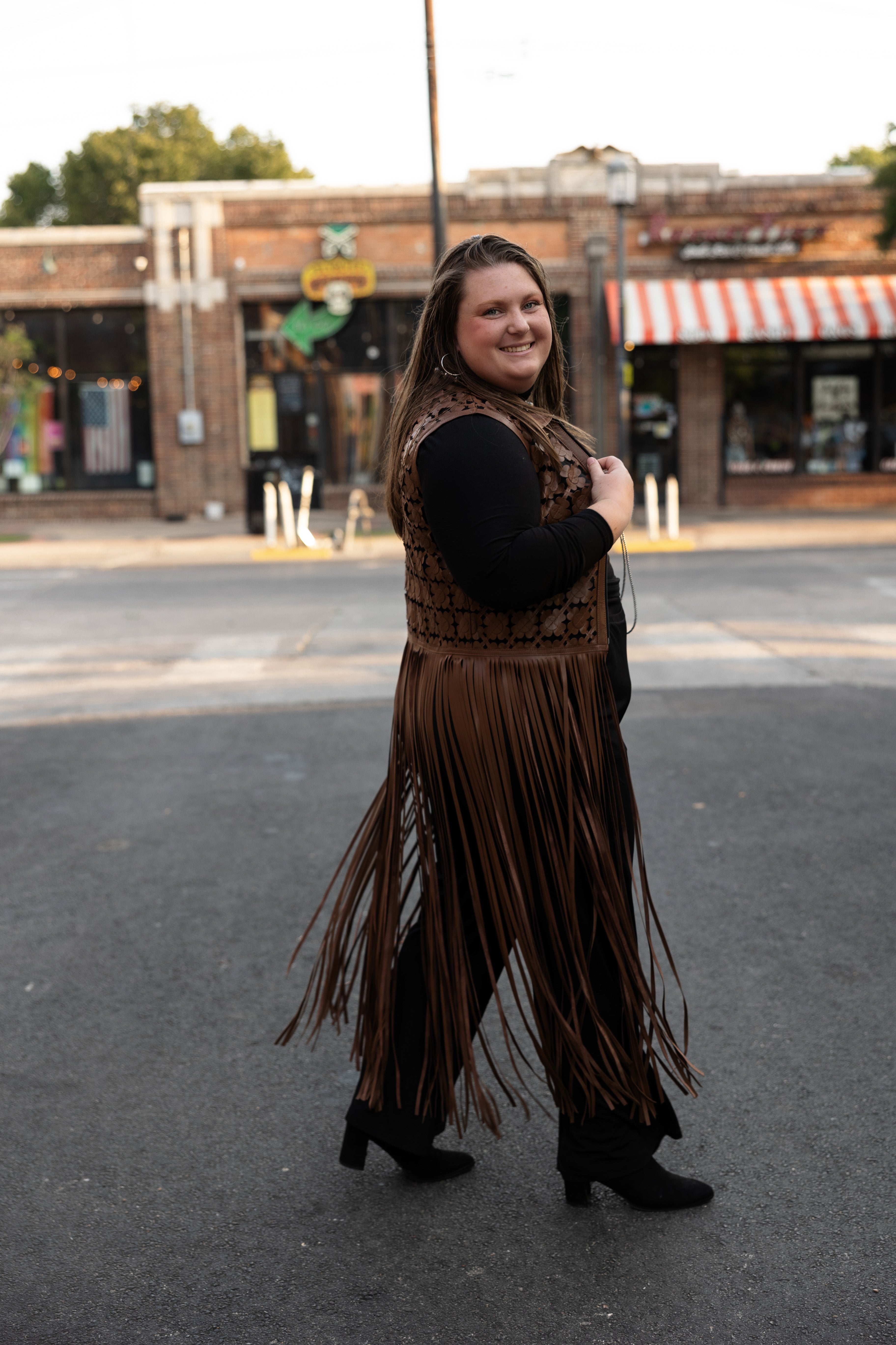 The Daisy Whip fringe Vest