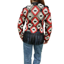Load image into Gallery viewer, Aztec Fringe Jacket
