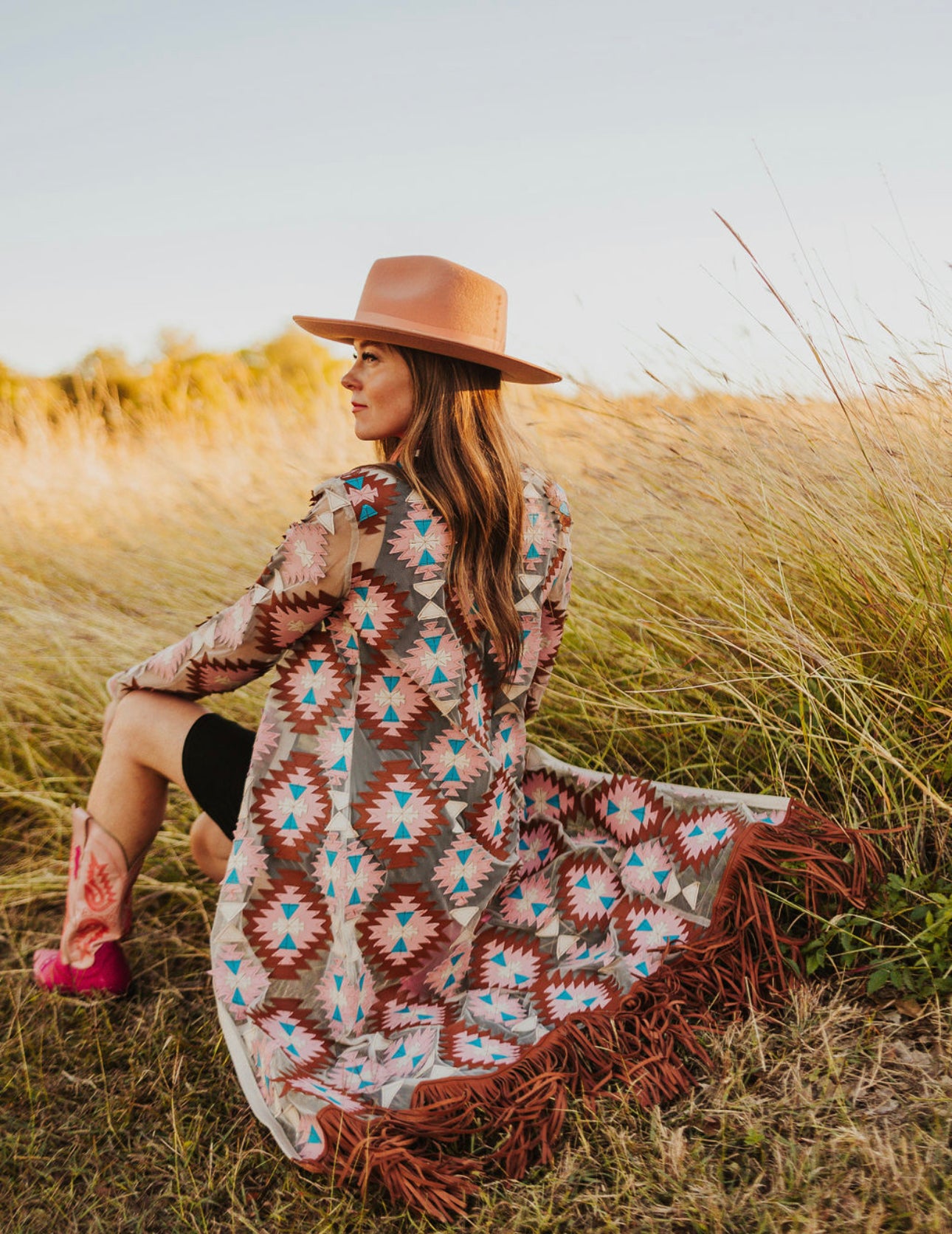 The Pastel Aztec Dreams Jacket