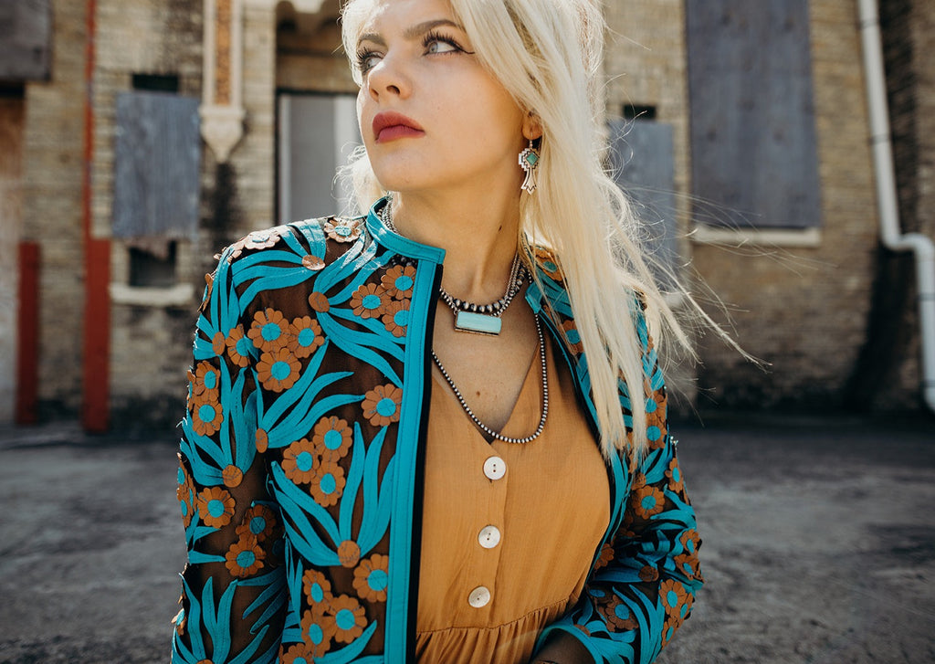 Maria Fringe Mid length Duster