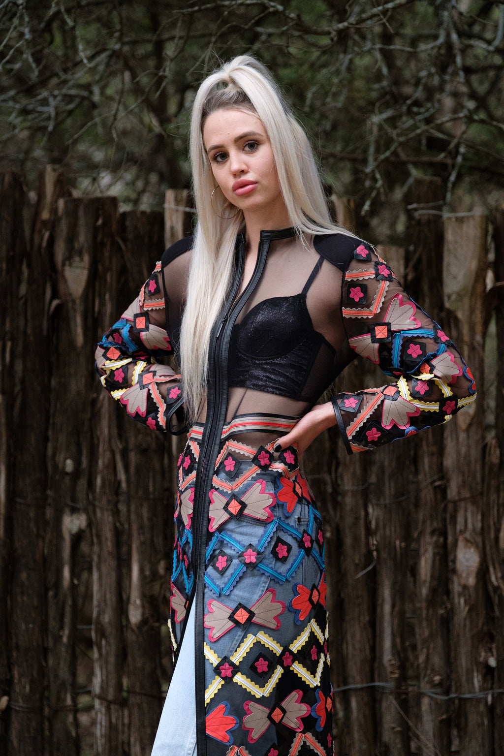 Neon Nights Fringe Duster