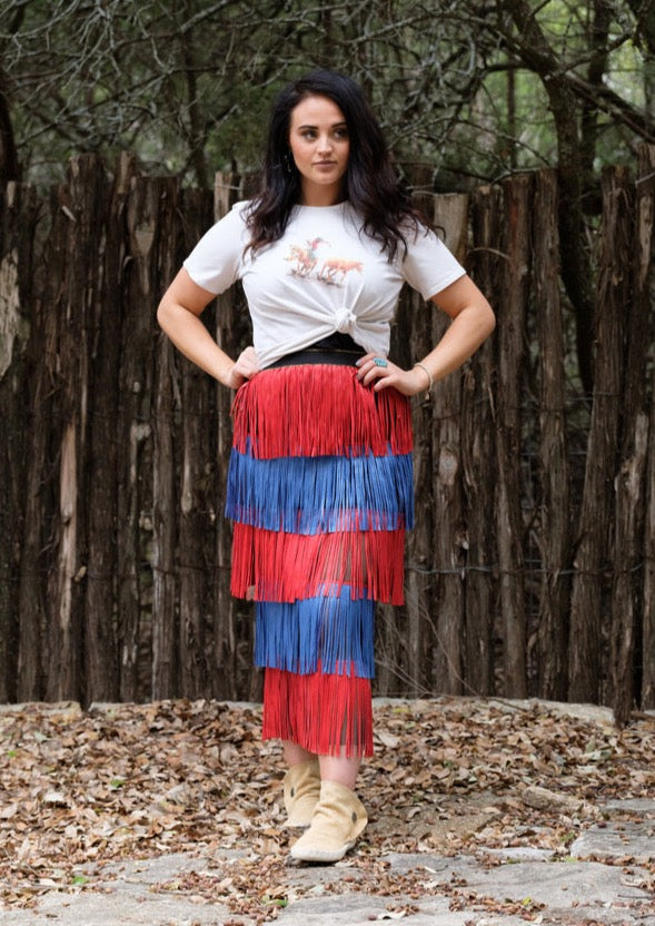 Reno Fringe Skirt
