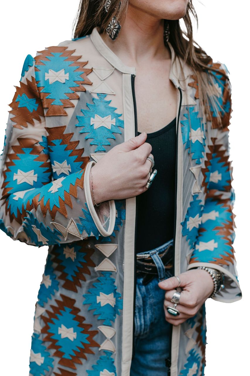 The Pastel Aztec Dreams Jacket