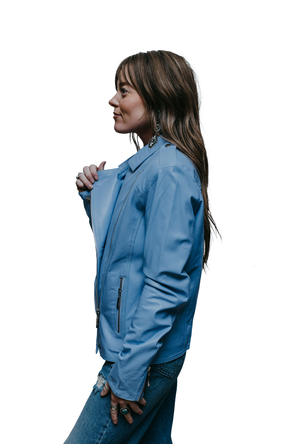 Side Zip Moto Jacket